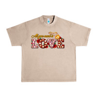 French Oak all you need is love Urban Heavy Tee - AdoDesignShop