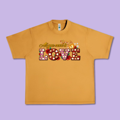 All You Need Is Love Urban Heavy Tee Designed By Adodesignshop