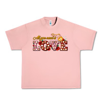 Salmon all you need is love Urban Heavy Tee - AdoDesignShop