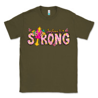 Army Green joshua strong Classic Tee - CowhideDigitalArt