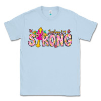 Dusty Blue joshua strong Classic Tee - CowhideDigitalArt