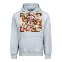 Heather Grey Easter Bunny tumbler Easter Day Urban Hoodie - HowdyJamesFarm