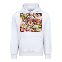 White Easter Bunny tumbler Easter Day Urban Hoodie - HowdyJamesFarm