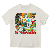Cream ready to crush sixth grade Heavy Core Tee - texasbilliewilder