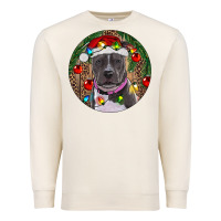 Sandshell Christmas Pitbull Premium Sweatshirt - RanaPortraitStore
