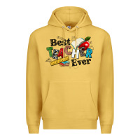 Antique Gold best teacher ever Premium Hoodie - NancyCooperArtShop