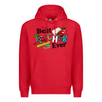 Red best teacher ever Premium Hoodie - NancyCooperArtShop