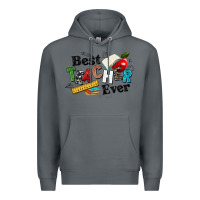 Rock best teacher ever Premium Hoodie - NancyCooperArtShop