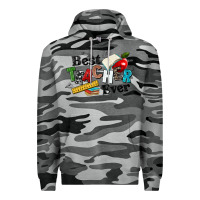 Slate Camo best teacher ever Premium Hoodie - NancyCooperArtShop