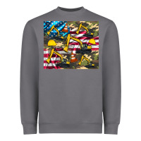 Storm excavator American flag Heavyweight Sweatshirt - Artiststas