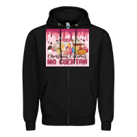 Black christmas calories no cuentan Zipper Hoodie - MaliasSmallBusiness