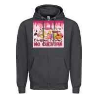 Smoke christmas calories no cuentan Zipper Hoodie - MaliasSmallBusiness