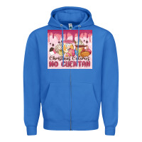 True Royal christmas calories no cuentan Zipper Hoodie - MaliasSmallBusiness