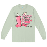 Matcha jesus fills my cup Long Sleeve Tee - JahusDesignShop