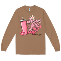 Toasted Coconut jesus fills my cup Long Sleeve Tee - JahusDesignShop