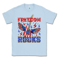 Dusty Blue freedom rocks Classic Tee - NancyCooperArtShop