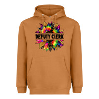 Meerkat deputy clerk tie dye sunflower Heavyweight Hoodie - Jasminsmagicworld