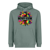 Sage deputy clerk tie dye sunflower Heavyweight Hoodie - Jasminsmagicworld