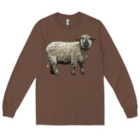 Chestnut hampshire sheep Long Sleeve Tee - LillyAllenDesigns