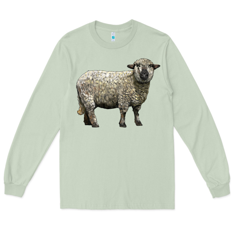Hampshire Sheep Long Sleeve Tee by LillyAllenDesigns | Teevron