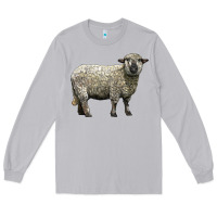 Moon Dust hampshire sheep Long Sleeve Tee - LillyAllenDesigns