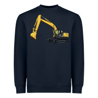 Navy excavator Heavyweight Sweatshirt - Artiststas
