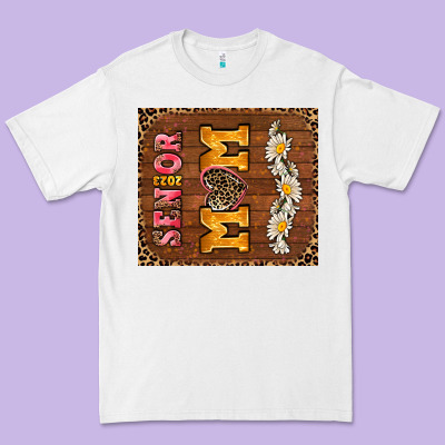 Senior Mom Premium Tee Designed By Adodesignshop