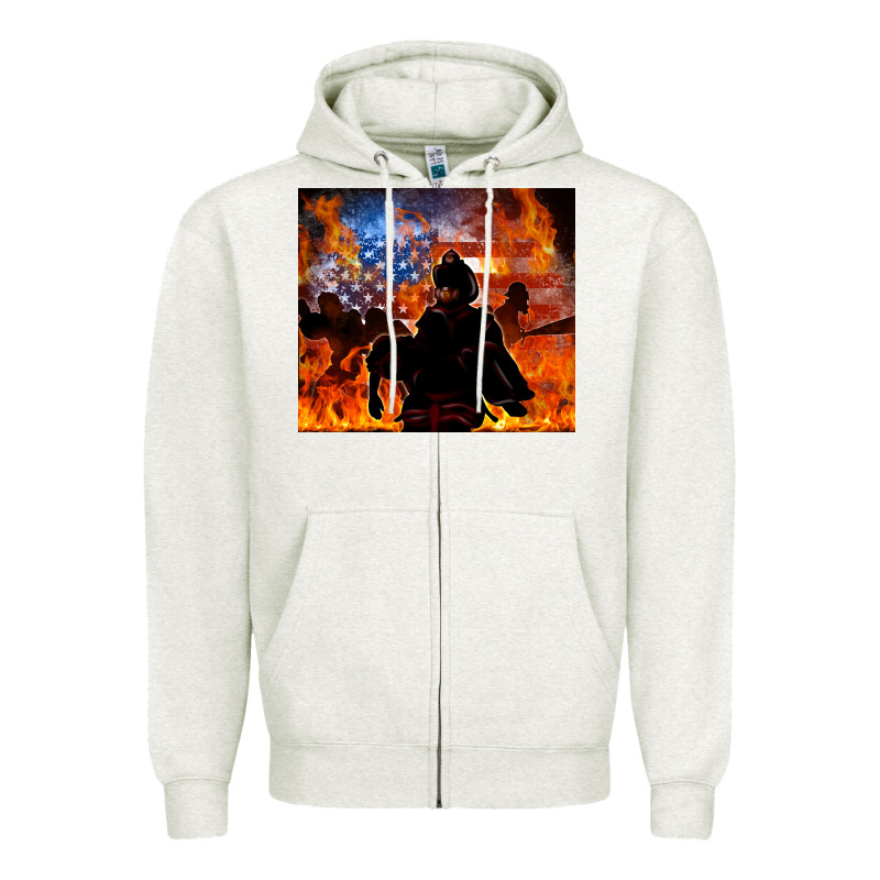 Western Firefighters Zipper Hoodie by MaliasSmallBusiness | Teevron