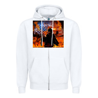 White western firefighters Zipper Hoodie - MaliasSmallBusiness