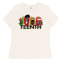 Bone JUNE TEENTH Ladies Tee - Zillion Design Studio