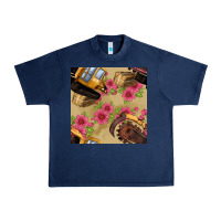 Navy trencher chain seamless pattern Urban Heavy Tee - BundleAndBundleShop