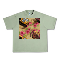 Oil Green trencher chain seamless pattern Urban Heavy Tee - BundleAndBundleShop