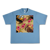 Pebble Blue trencher chain seamless pattern Urban Heavy Tee - BundleAndBundleShop