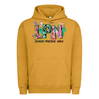 Pigment Peanut Butter licensed practical nurse Urban Hoodie - CowGirlArtShop