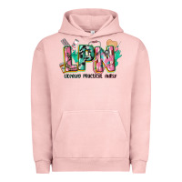 Pigment Salmon licensed practical nurse Urban Hoodie - CowGirlArtShop