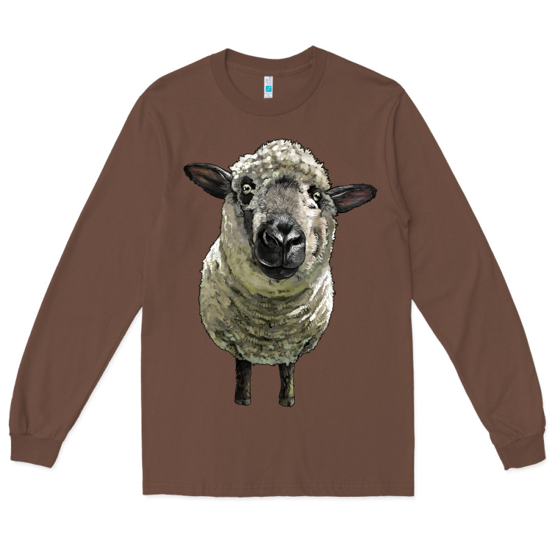 Hampshire Sheep Head Long Sleeve Tee by LillyAllenDesigns | Teevron