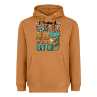 Meerkat i pretend coffee helps but i'm still a bitch Heavyweight Hoodie - BarkalooDesign