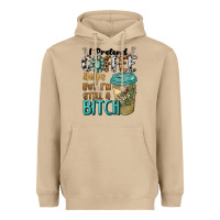 Mushroom i pretend coffee helps but i'm still a bitch Heavyweight Hoodie - BarkalooDesign