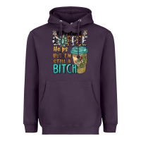 Plum i pretend coffee helps but i'm still a bitch Heavyweight Hoodie - BarkalooDesign