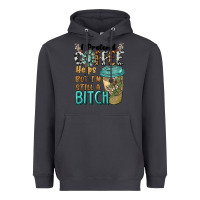 Smoke i pretend coffee helps but i'm still a bitch Heavyweight Hoodie - BarkalooDesign