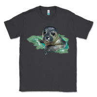 Smoke Sea Seal Face Illustrations Classic Tee - LillyAllenDesigns