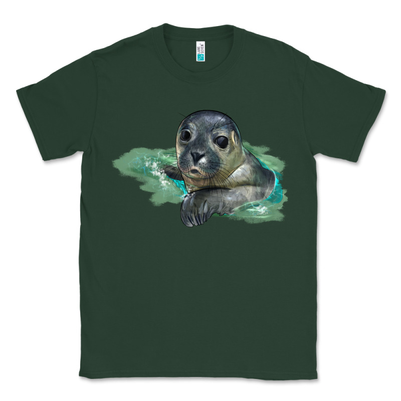 Sea Seal Face Illustrations Classic Tee by LillyAllenDesigns | Teevron