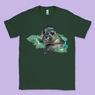 Sea Seal Face Illustrations Classic Tee Designed By Lillyallendesigns