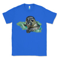 True Royal Sea Seal Face Illustrations Classic Tee - LillyAllenDesigns
