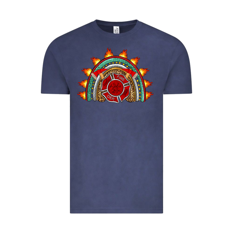 Firefighter Rainbow Vintage Tee by Artiststas | Teevron