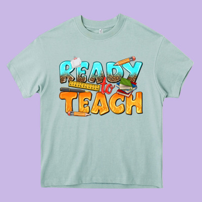 Ready To Teach Heavy Core Tee Designed By Texasbilliewilder