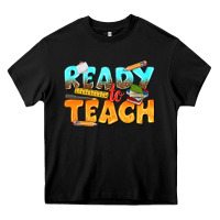 Black ready to teach Heavy Core Tee - texasbilliewilder