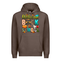 Coffee welcome back to school fall Premium Hoodie - texasbilliewilder