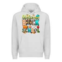 Dove Grey welcome back to school fall Premium Hoodie - texasbilliewilder