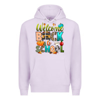 Lilac welcome back to school fall Premium Hoodie - texasbilliewilder